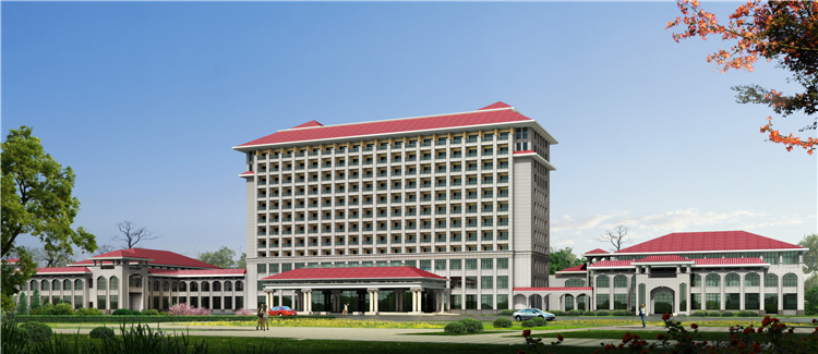 外-安徽省金孔雀溫泉度假村五星級(jí)酒店外裝飾工程